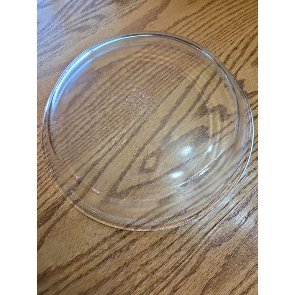 VINTAGE PYREX #209 CLEAR 9 INCH PIE PLATE set of 2